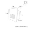 Миниатюра фото подсветка для лестниц arte lamp piazza a7123in-1wh | 220svet.ru